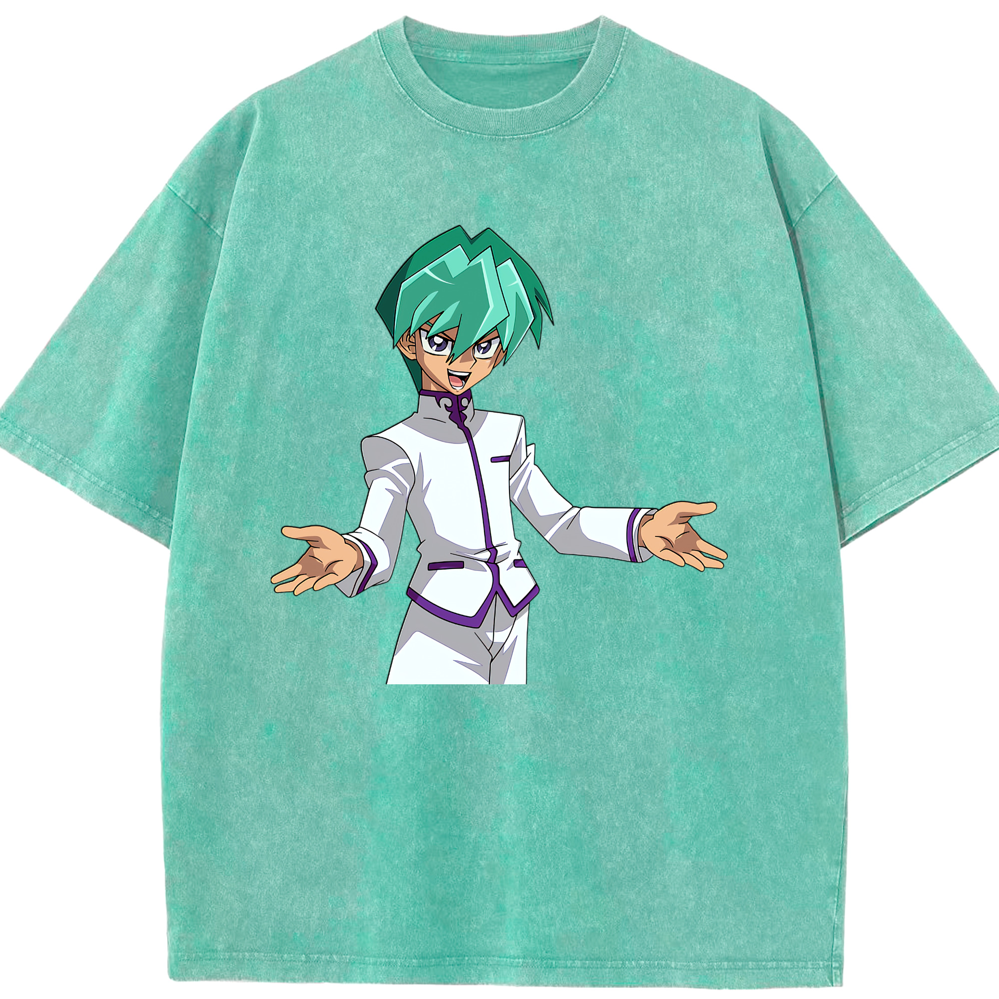 （画像用） 遊☆戯☆王 Yu-Gi-Oh! 綿100% ヴィンテージ風 半袖Tシャツ（フロントプリント）